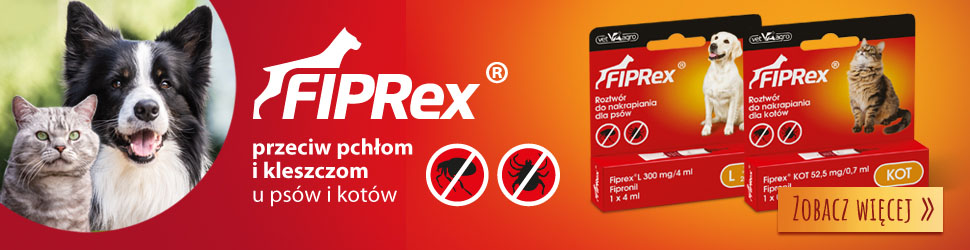 Fiprex - przeciwko pchłom i kleszczom